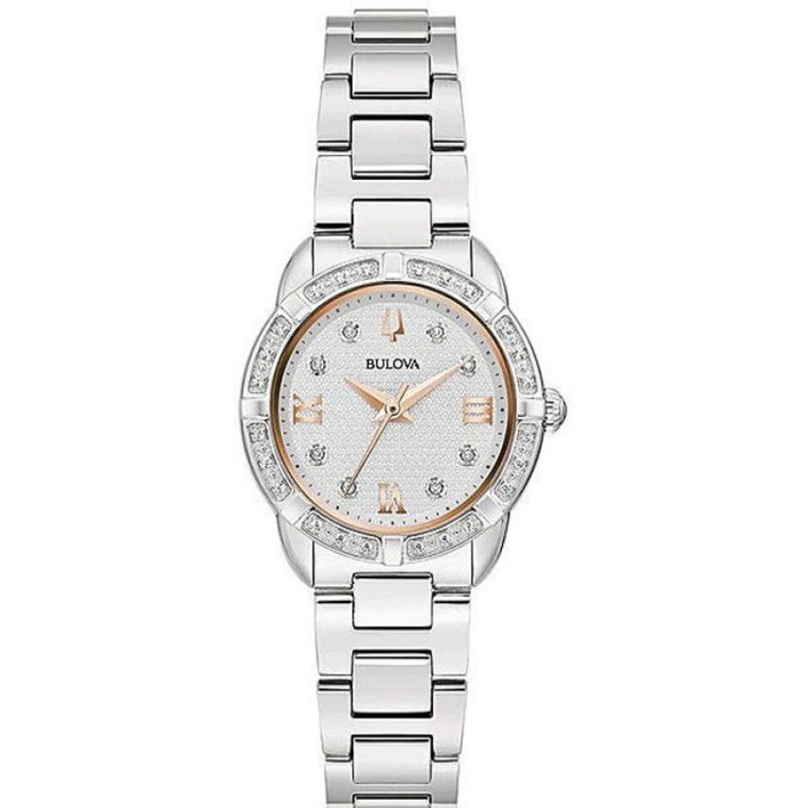 Bulova Orologio Donna Solo Tempo Bulova Classic Diamonds