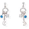 Amen Orecchini Pendenti Donna In Argento Gioielli Amen Romance