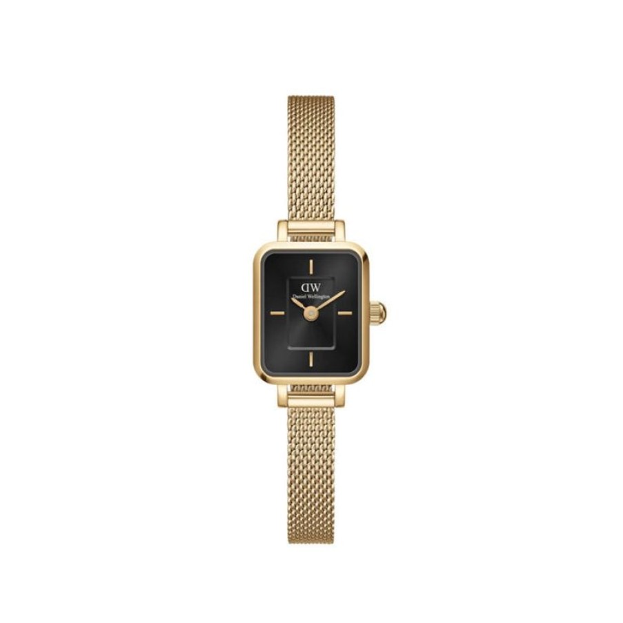 Daniel Wellington Orologio Donna Daniel Wellington Quadro Mini Evergold Onyx