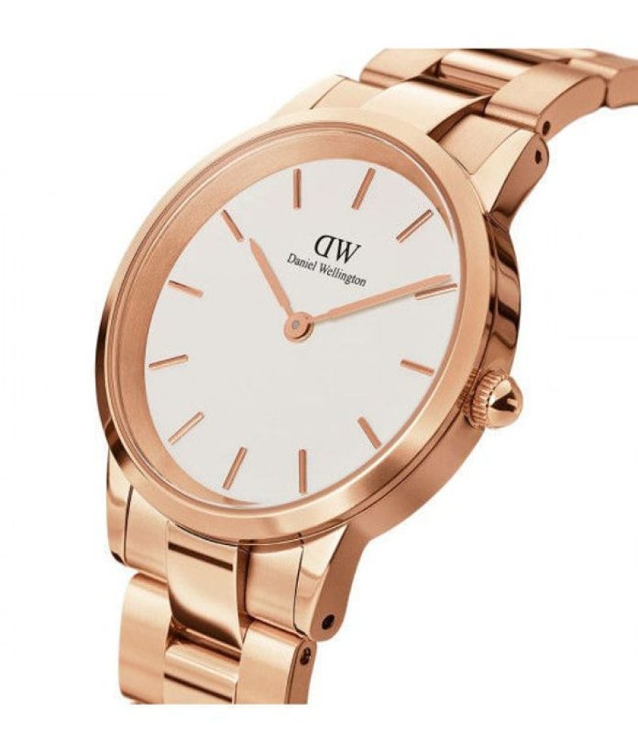 Daniel Wellington Orologio Daniel Wellington Iconic Link White Rose Gold 40 Mm