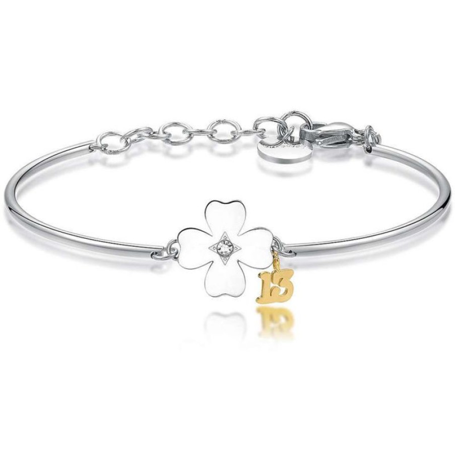 Brosway Bracciale Brosway Chakra Quadrifoglio: Ricchezza, Fortuna, Salute