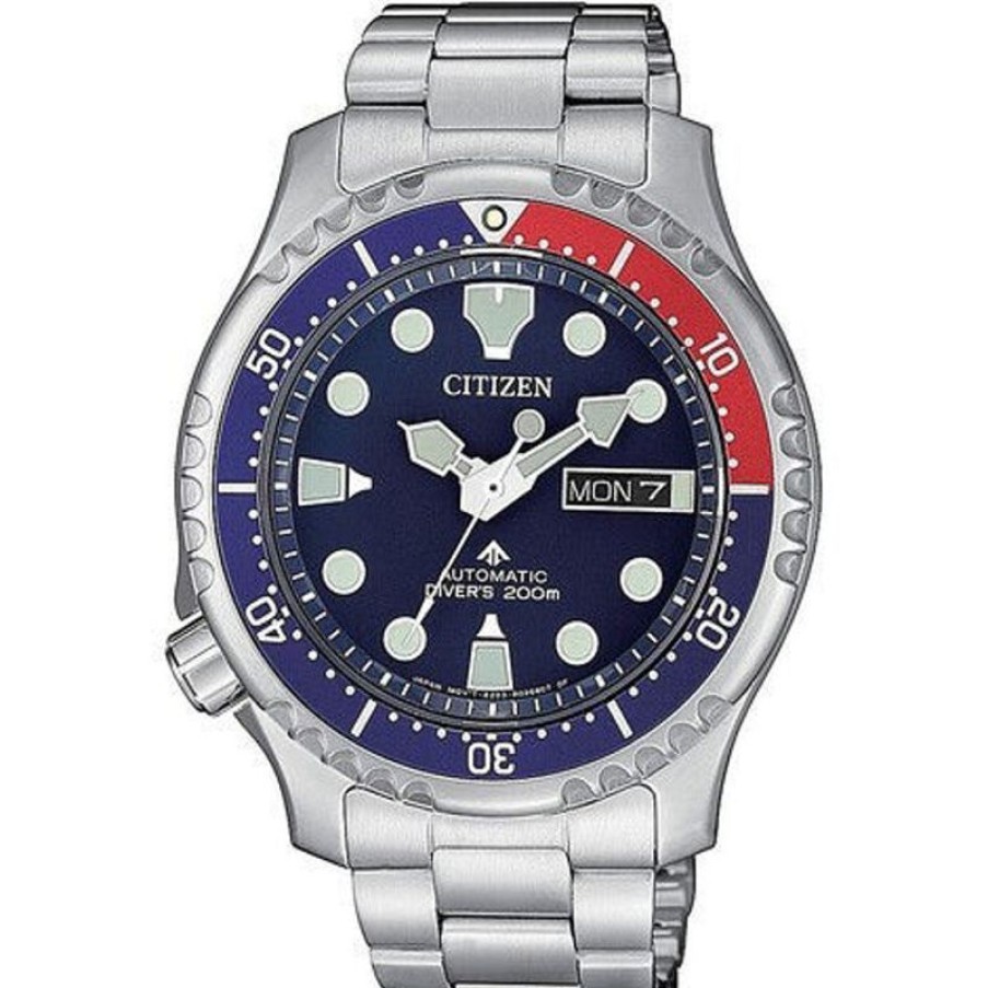 Citizen Orologio Diver'S Automatic 200 Mt| Ny0086-83L