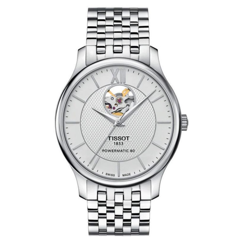 Tissot Orologio Automatico Uomotissot Open Heart Powermatic 80