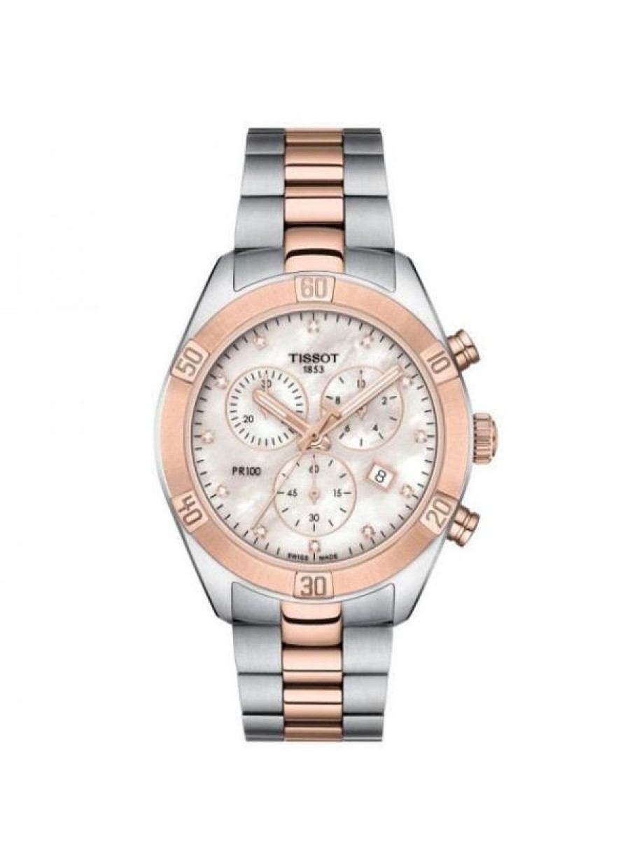 Tissot Orologio Cronografo Donna Tissot Pr 100 Sport Chic