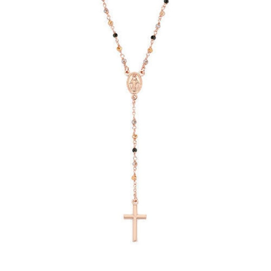 Amen Collana Rosario Cristalli Multicolor Gioielli Amen