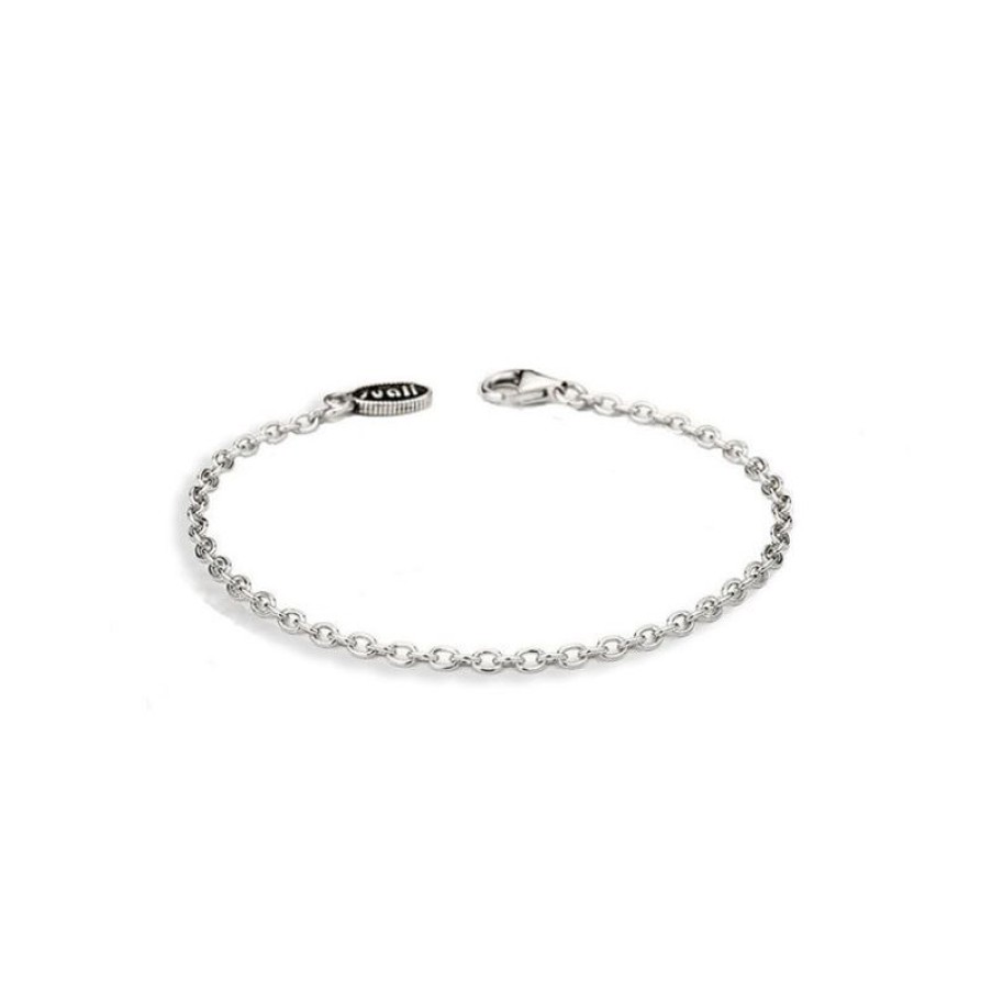 Suali Bracciale Unisex Sottile In Argento Gioielli Suali