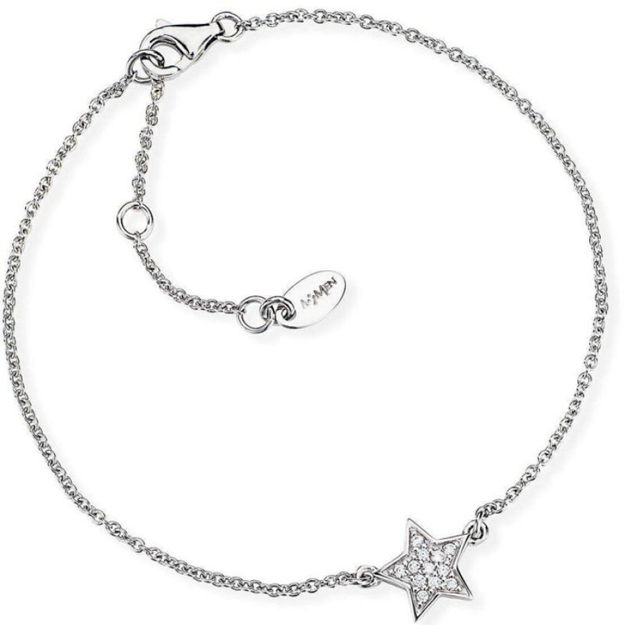 Amen Bracciale In Argento Con Stella Gioielli Amen