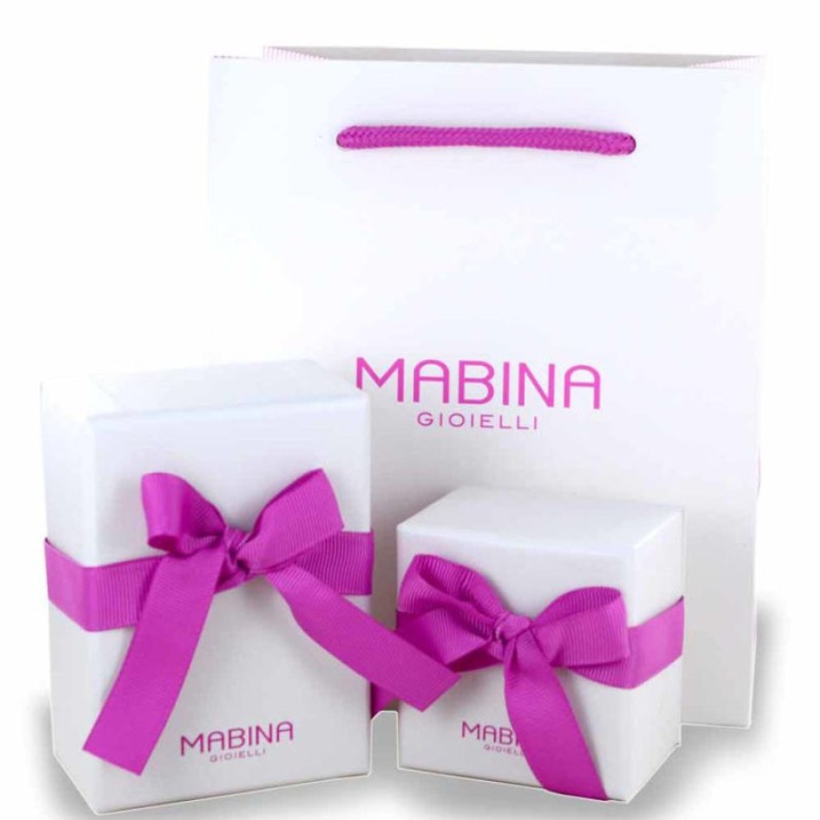 Mabina Collana Farfalla In Argento Con Zirconi Gioielli Mabina