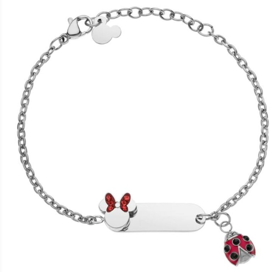 Disney Bracciale Targhetta Minnie Gioielli Disney