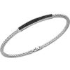 Zancan Bracciale Uomo In Argento E Spinelli Gioielli Zancan Insignia 925