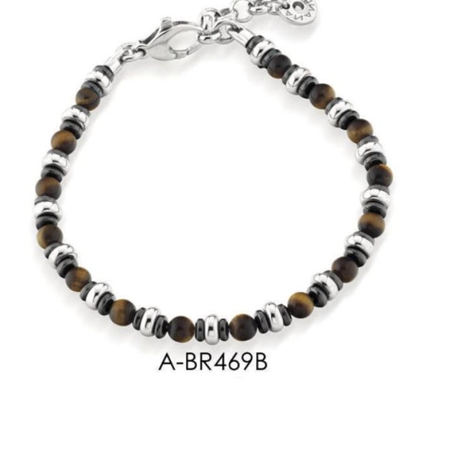 Ananda 925 Bracciale Argento E Pietre Naturali Ananda925