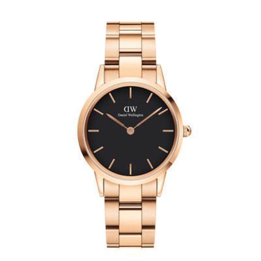 Daniel Wellington Orologio Daniel Wellington Iconic Link Rose Gold Black 32 Mm