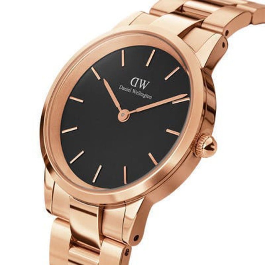 Daniel Wellington Orologio Daniel Wellington Iconic Link Rose Gold Black 32 Mm