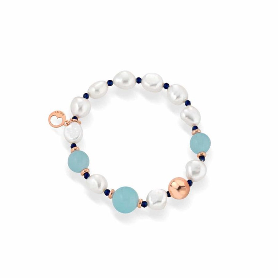 Lelune glamour Bracciale Sophie Con Perle Lelune Glamour