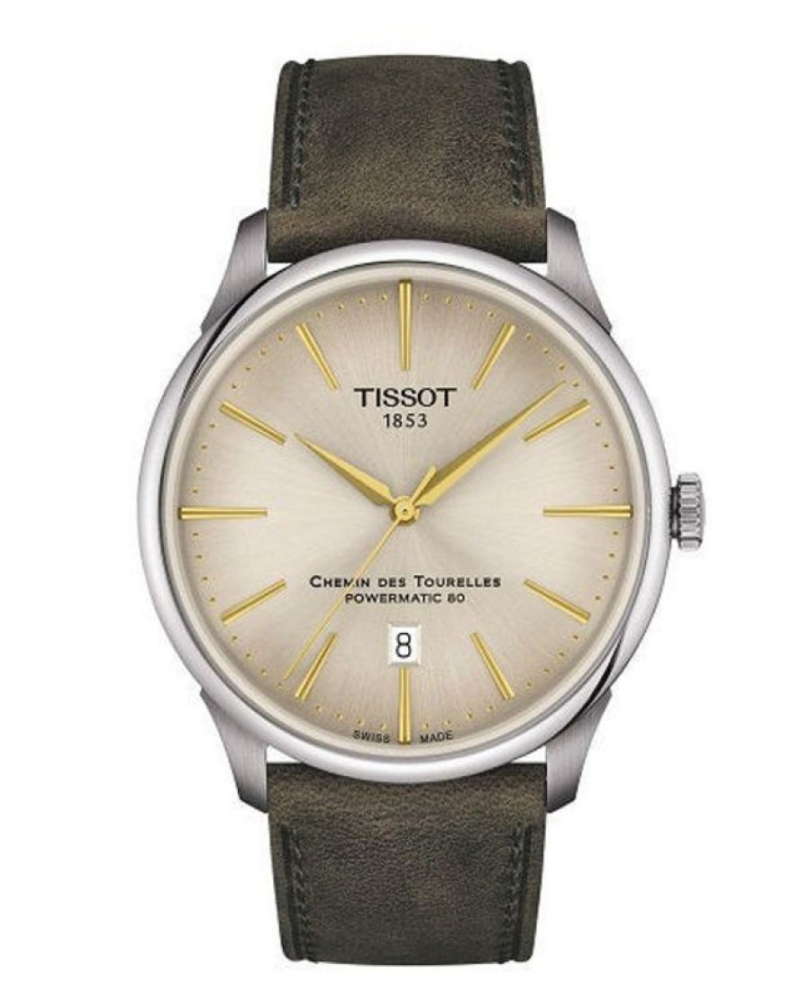 Tissot Orologio Uomo Tissot Chemin Des Tourelles Powermatic 80