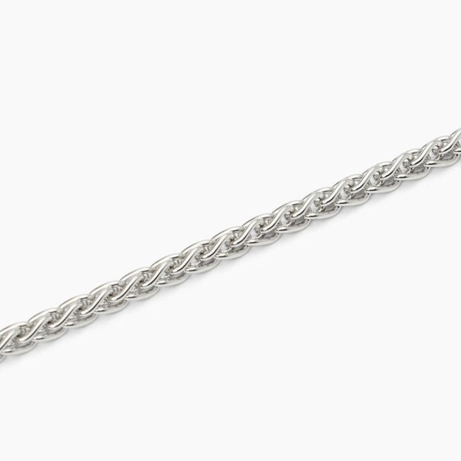 Mabina Bracciale Uomo In Argento Con Catena Spiga Gioielli Mabina