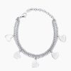 2Jewels Bracciale Con Pendenti Cuore Donna Gioielli 2Jewels