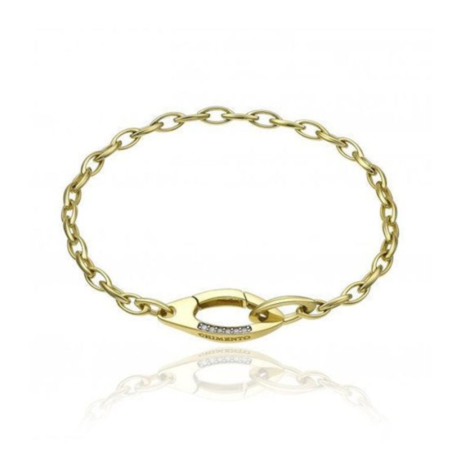 Chimento Bracciale Chimento Donna Con Maglia Ovoidale