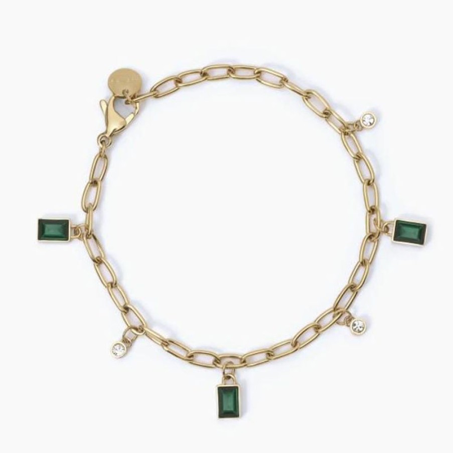 2Jewels Bracciale Con Pendenti Smeraldo Donna Gioielli 2Jewels