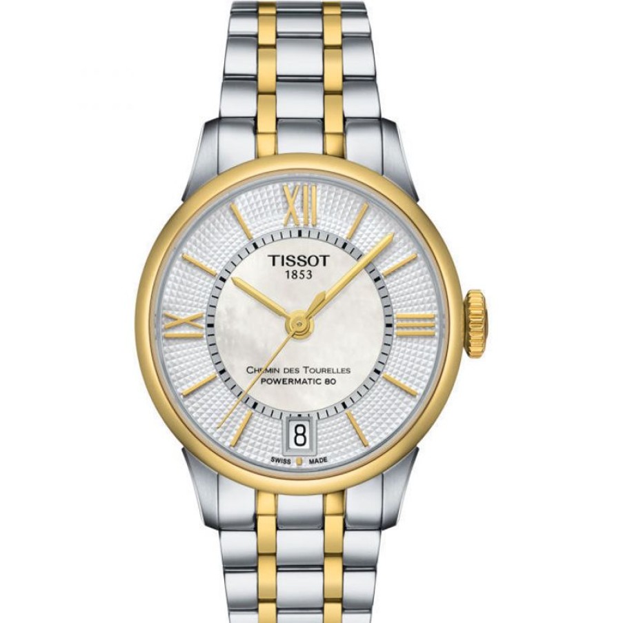 Tissot Orologio Automatico Donna Tissot Chemin Des Tourelles Powermatic 80