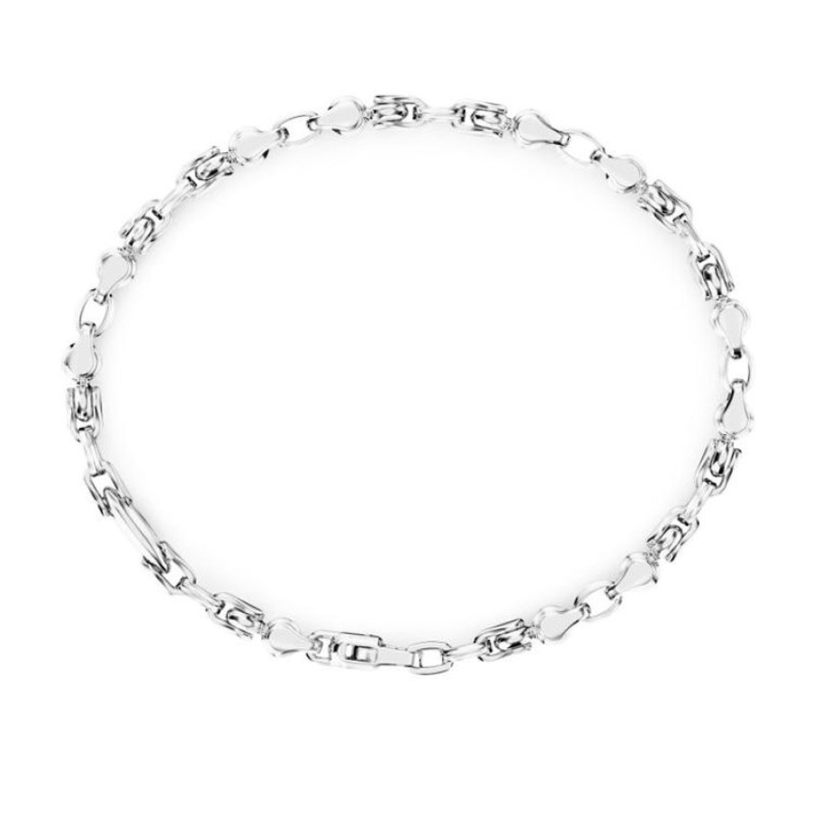 Zancan Bracciale Uomo In Argento Gioielli Zancan Eternity 925