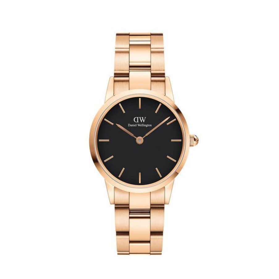 Daniel Wellington Orologio Daniel Wellington Iconic Link Rose Gold Black 28 Mm