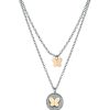 Ops Objects Collana Donna Ops Objects Glitter Coin Con Ciondolo Farfalla