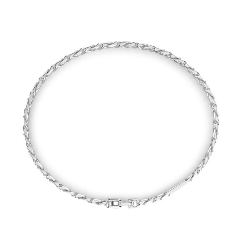 Zancan Bracciale Uomo In Argento A Grumetta Gioielli Zancan