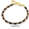 Ananda 925 Bracciale Argento E Pietre Naturali Ananda925